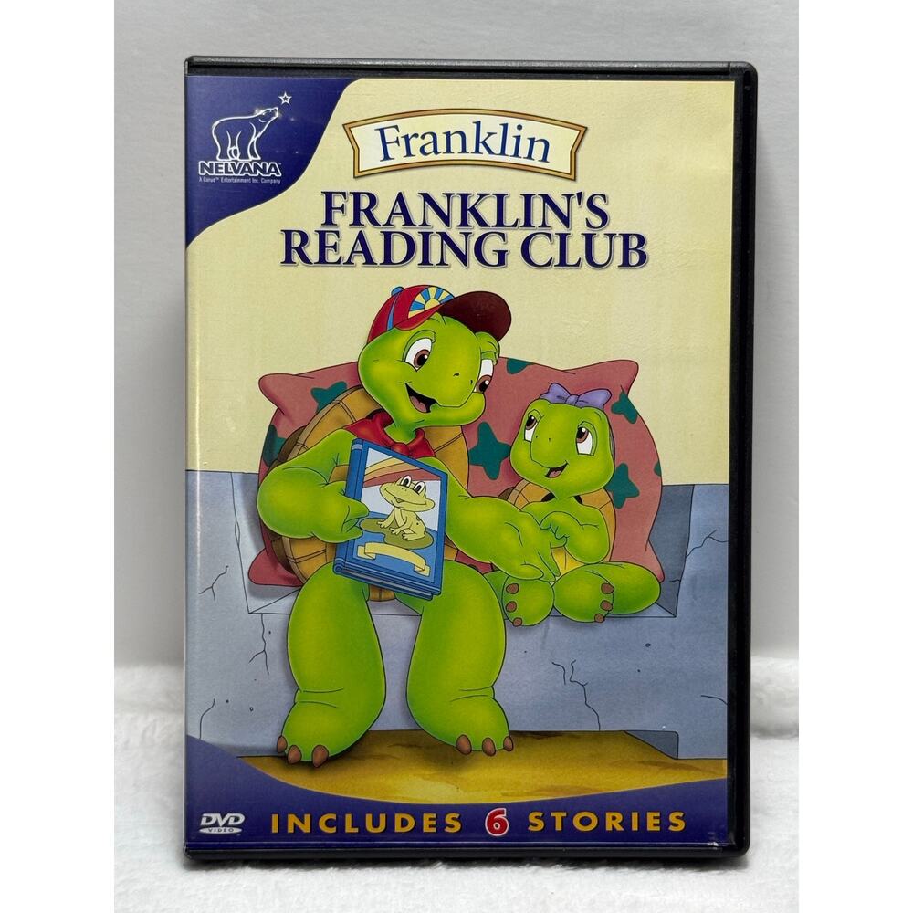 Franklin’s Reading Club DVD 2005 Kids Cartoon Franklin 6 Stories - Educational